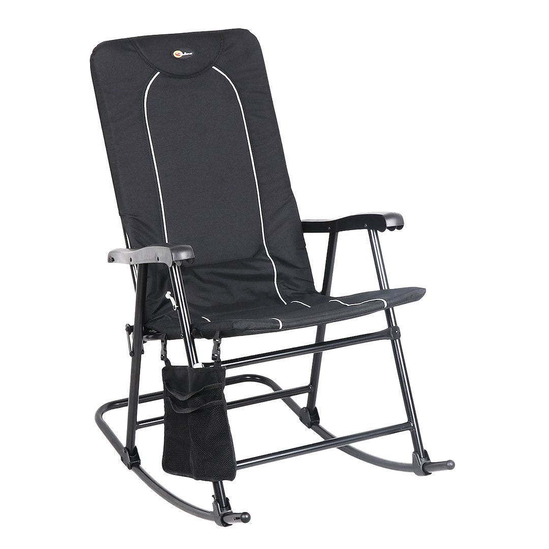 DAKOTA FLDG RKG CHAIR BLK/BLK
