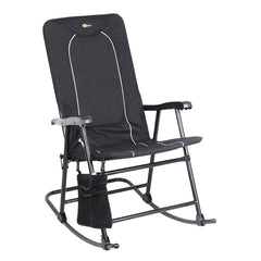 DAKOTA FLDG RKG CHAIR BLK/BLK