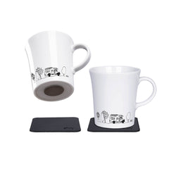HANDLE CUPS CAMPING BLACK