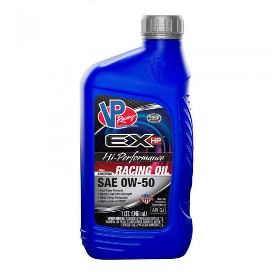 VP EX HP SAE 0W50 HI PERF RACE OIL