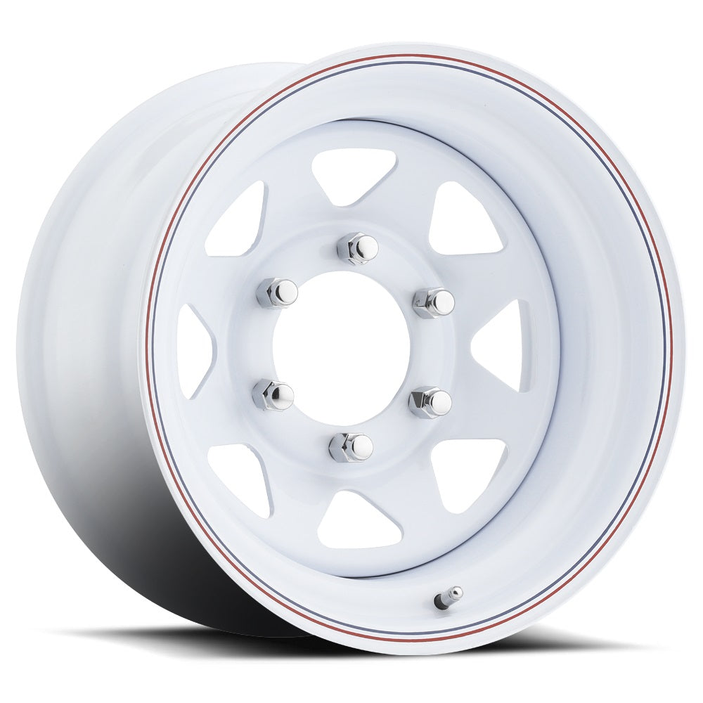 WHITE SPOKE 15X8 6X5.5 (3.75' BS)