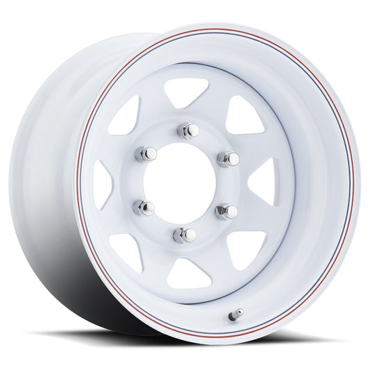 WHITE SPOKE 15X8 6X5.5 (3.75' BS)