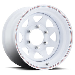 WHITE SPOKE 15X8 6X5.5 (3.75' BS)