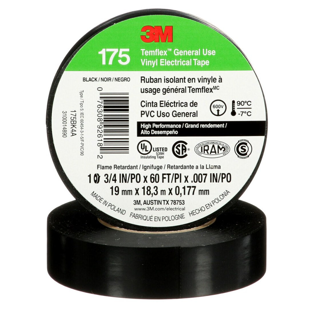 TEMFLEX VINYL ELECTRICAL TAPE