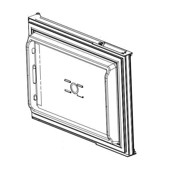 NR638530 FREEZER DOOR ASSEMBLY