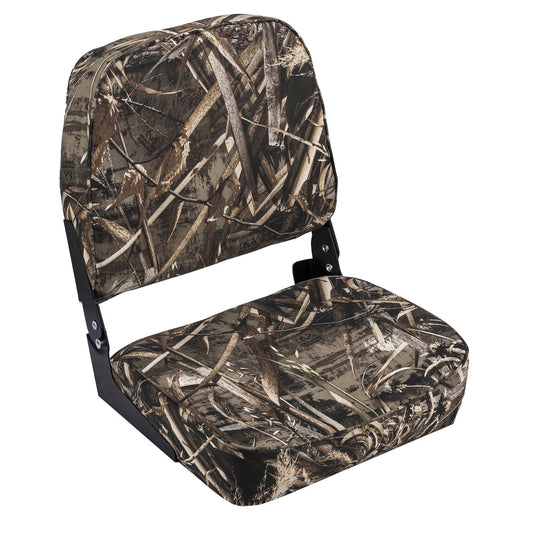 LOW BACK CAMO BOAT SEAT