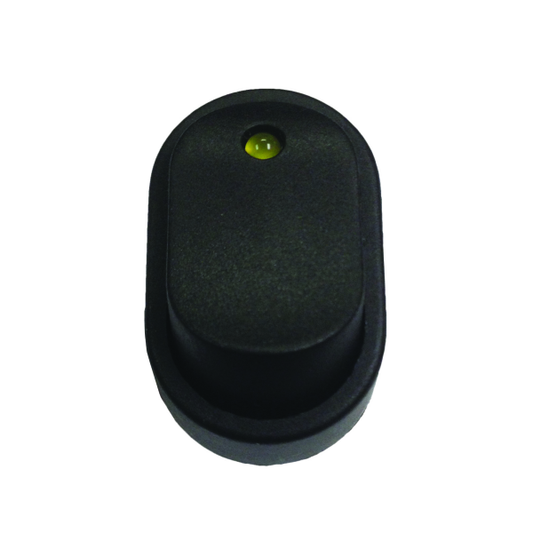 AMBER LED ILLUMINATED ON/