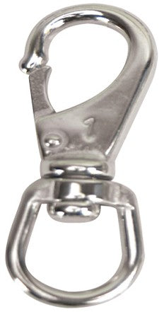 S.S. SWIVEL EYE BOAT SNAP  SIZE 2