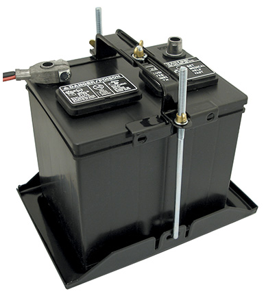 ADJUSTABLE BATTERY HOLD DOWN