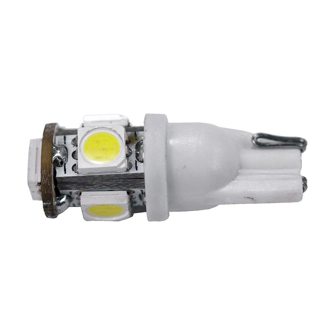 #194 BULB  5 LED  BW 12V 6PK