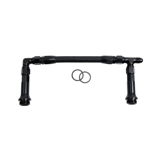 -6AN BLK DUAL INLET  HOLLEY  4150