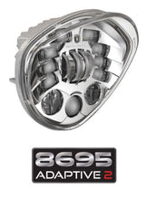 8695A2-12V LED HEADLIGHT  CHRM