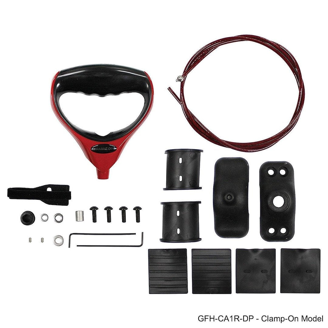 RED G-FORCE HANDLE W/ MOTOR CLAMP
