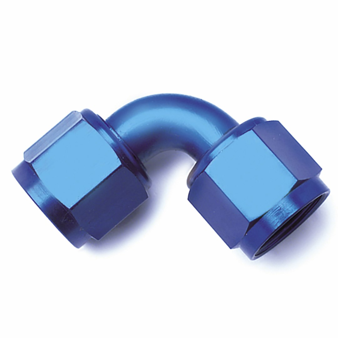 -8AN 90  BLU SWIVEL COUPLER