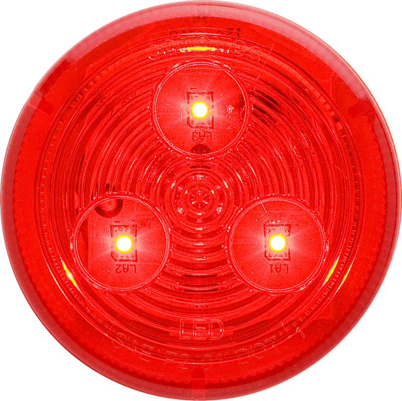 RND 2 1/2' LED CL/MARK LITE RD