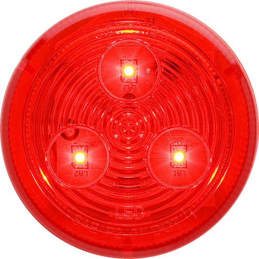 RND 2 1/2' LED CL/MARK LITE RD