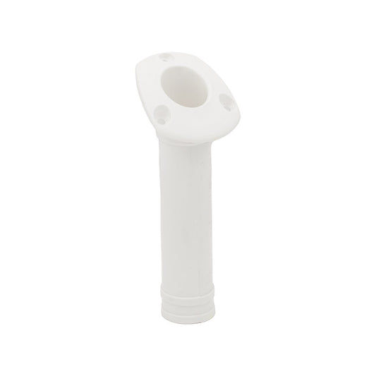 PCKG. FLUSH MOUNT ROD HOLDER - WHT