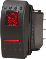 SWITCH CONTURA2 DPDT ON-OFF-ON BLK