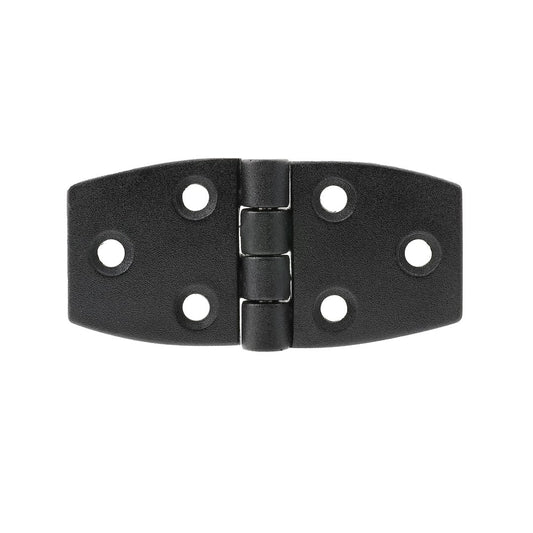 BLACK NYLON BUTT HINGE 1 1/2' X 1 3