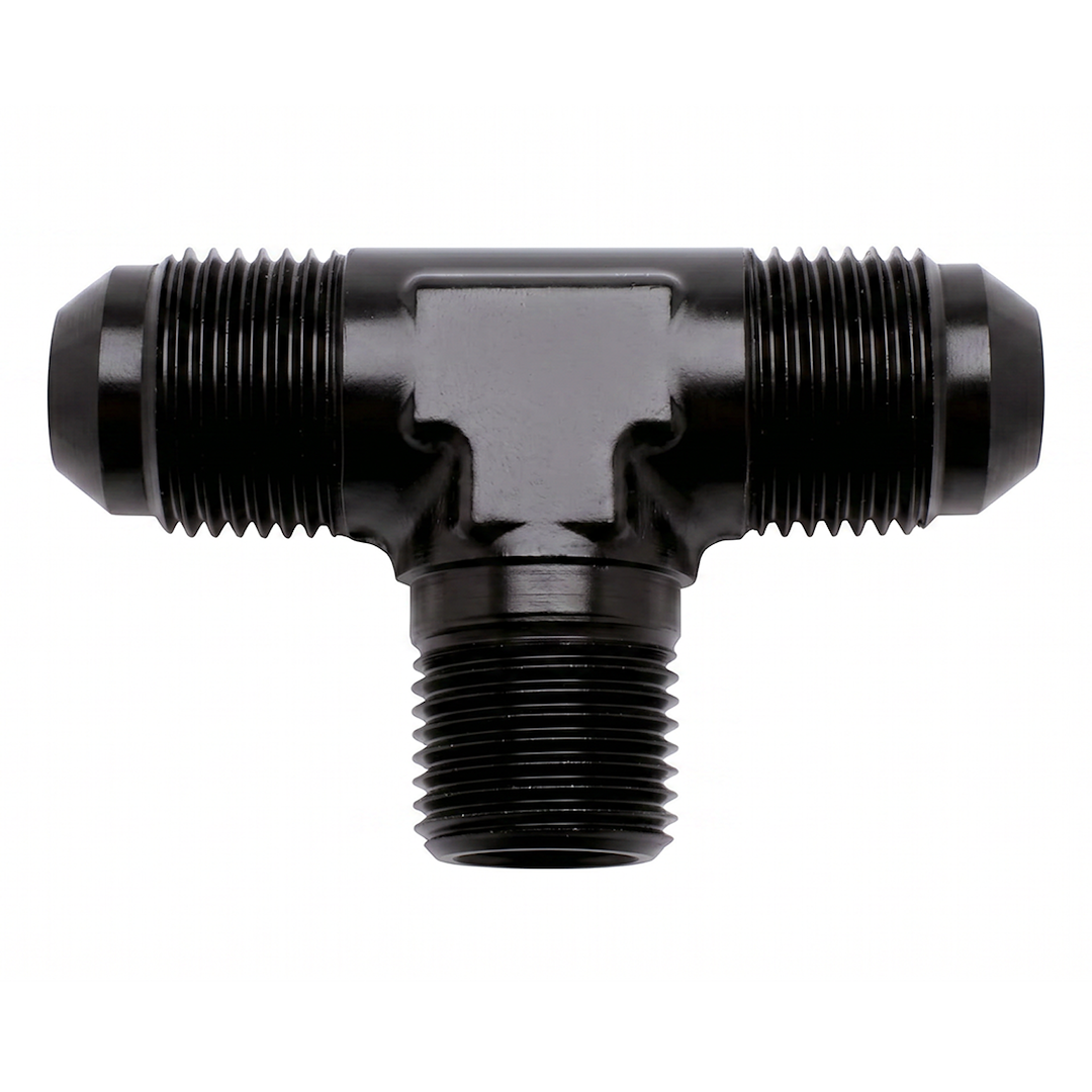 -8ANX3/8 NPTF BK FLARE TO PIPE TEE