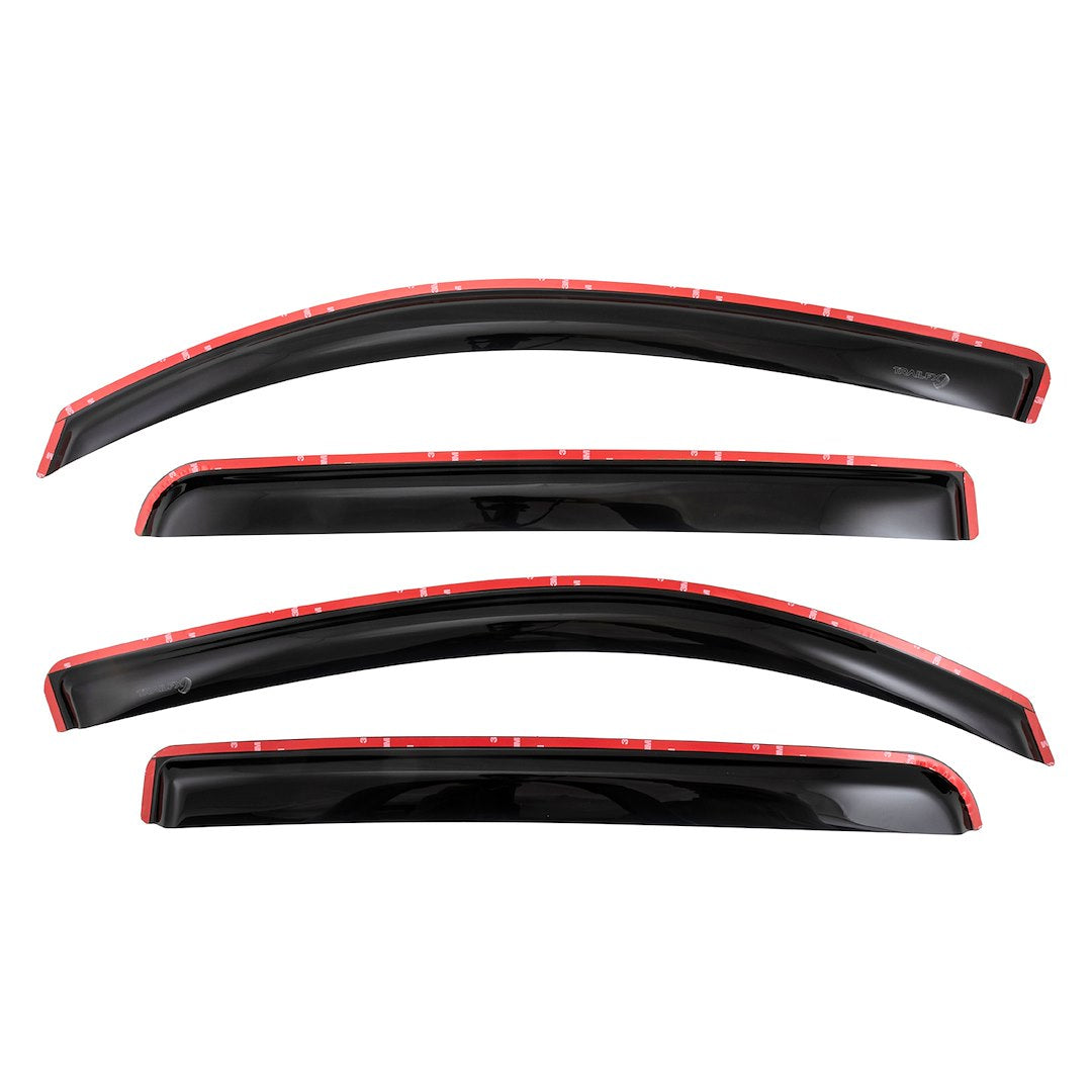 TFX INCHANNEL WNDW VENTS SMOKE 4PC