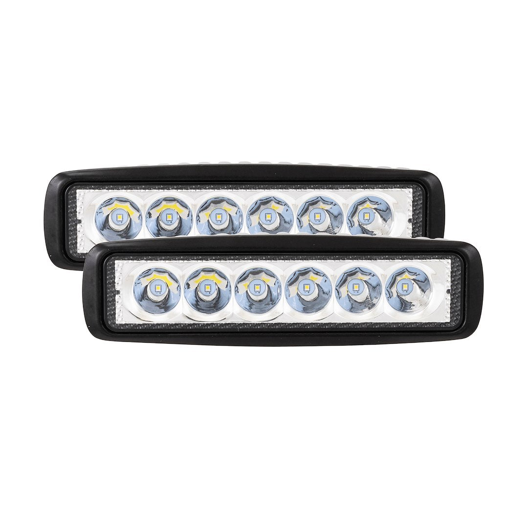 6IN UTILITY 6X3W SPOT PAIR