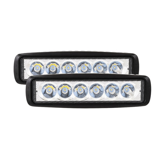 6IN UTILITY 6X3W SPOT PAIR
