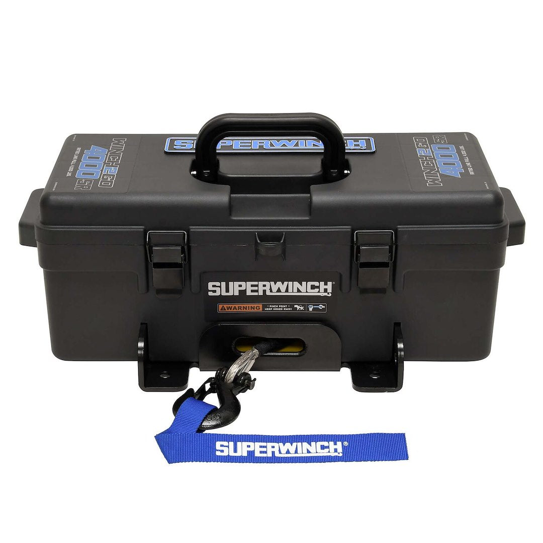 4 000LB 12V W/SYNTHTIC ROPE