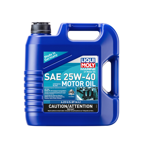 MARINE 4T SAE 25W-40 OIL  4L