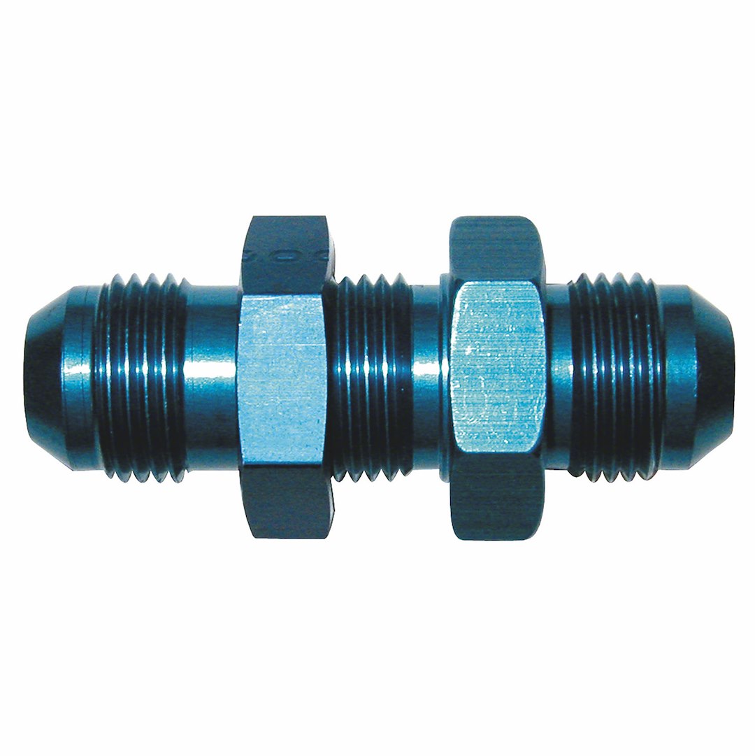 -12AN BLU ST BULKHEAD FLARE