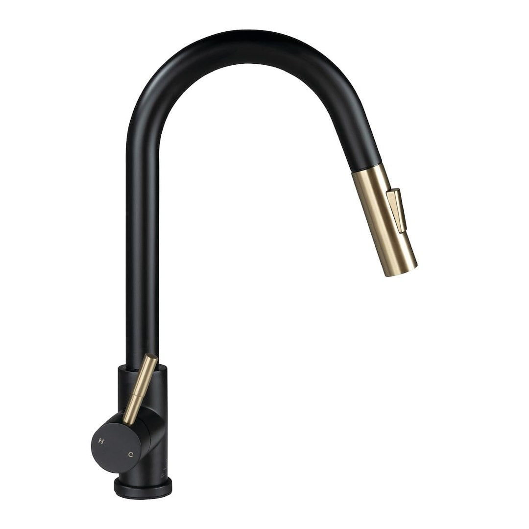BULLET PULL-DOWN FAUCET - BLACK MAT