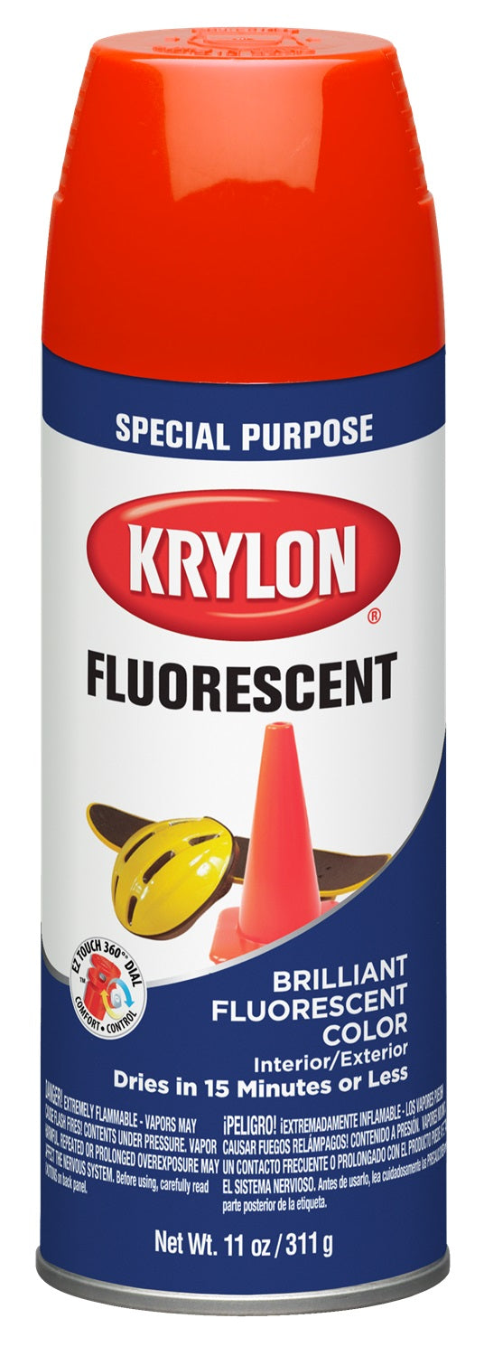 KRYLON FLRESCNT RED/ORNGE