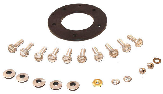 5 HOLE GASKET AND SCREWS S/U