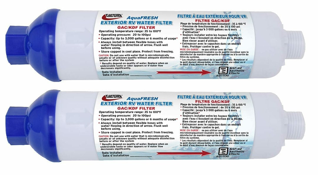 INLINE WATER FILTER  2 PK CARDED