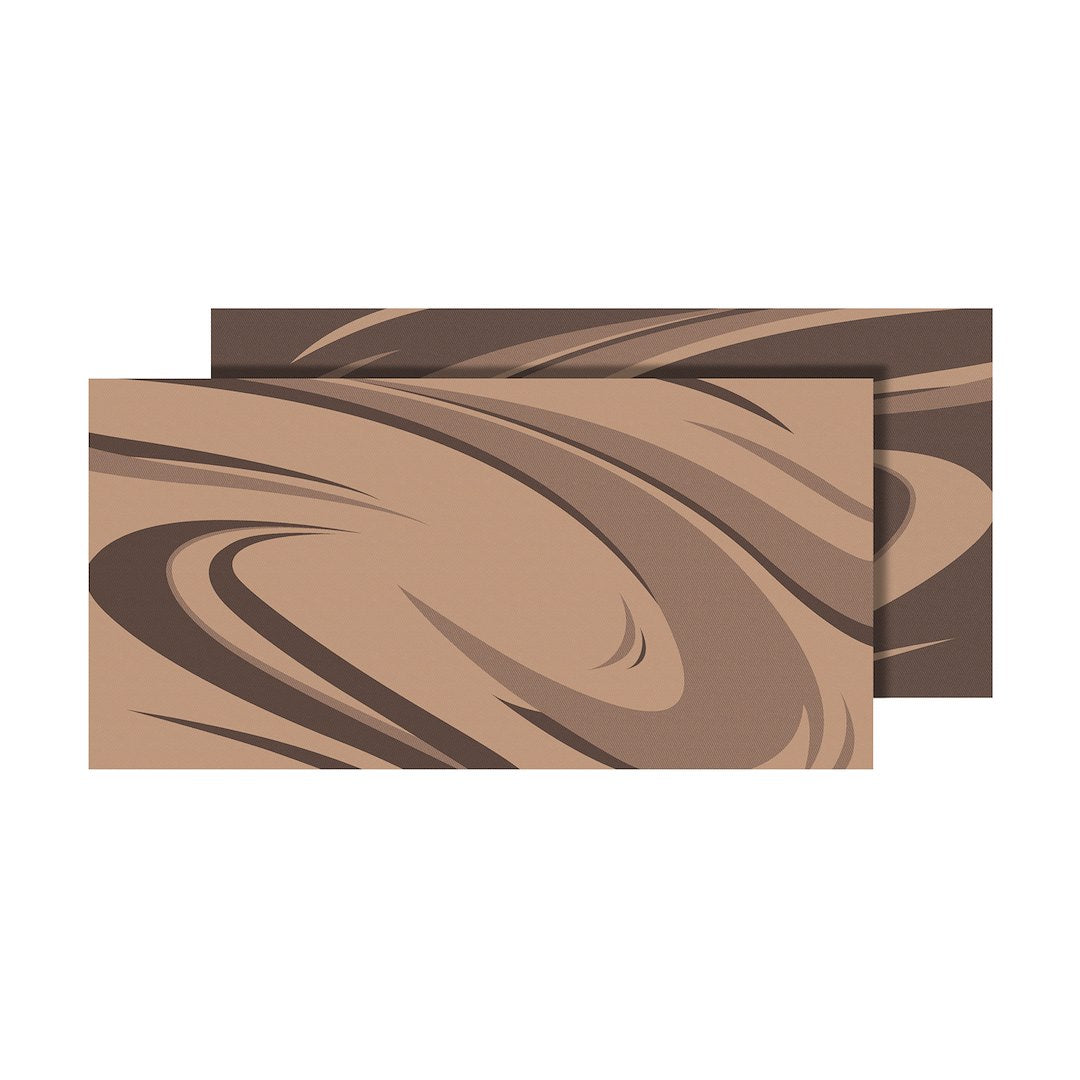 MAT MOD SWISH BRN/BEIGE 9X18