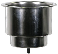 304 S.S. CUPHOLDER W/DRAIN