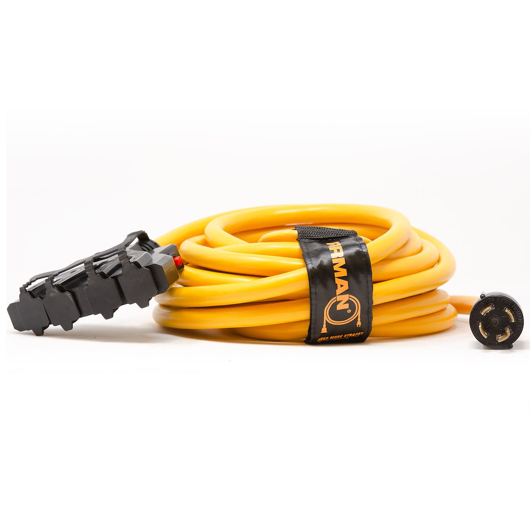 POWER CORD L14-30P TO 4X5-20R 25FT