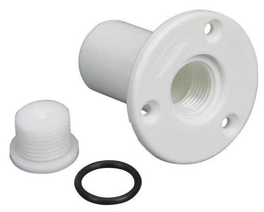 TRANSOM DRAIN TUBE WITH PLUG
