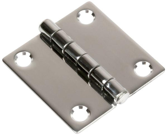 STAINLESS BUTT HINGE 2' X 2'