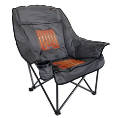 HEATED CAMP CHAIR - DARK GREY
