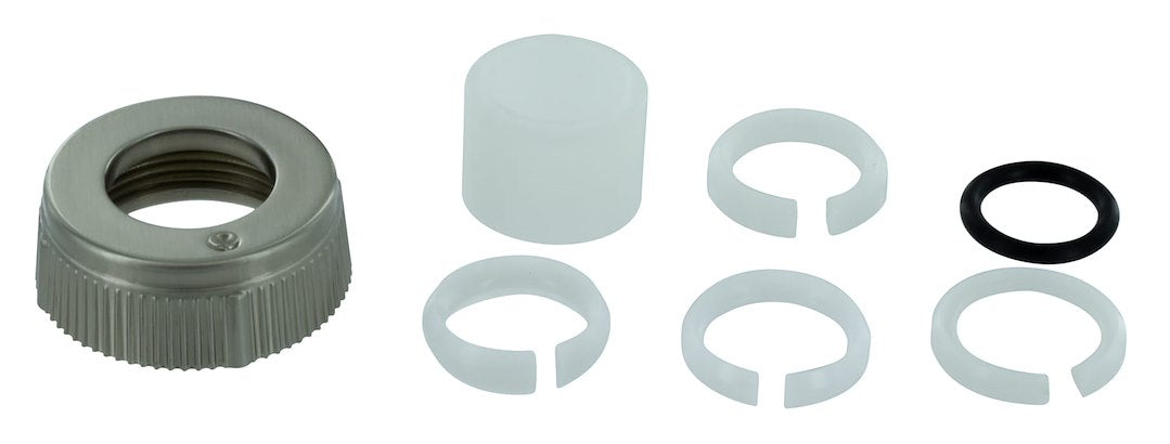 SPOUT NUT KIT  BN  2 HNDL