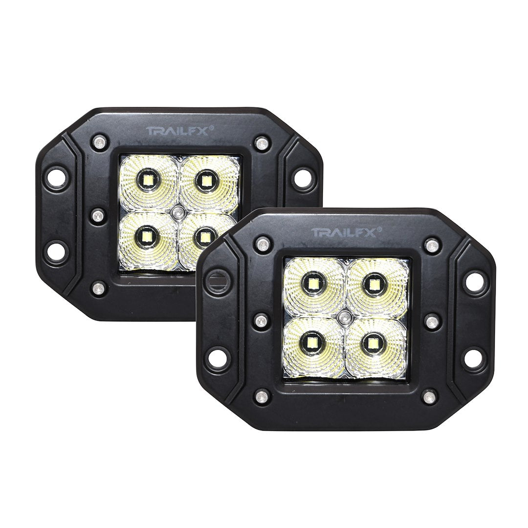 2X2 CUBE 4X5W-FLUSH FLOOD PAIR