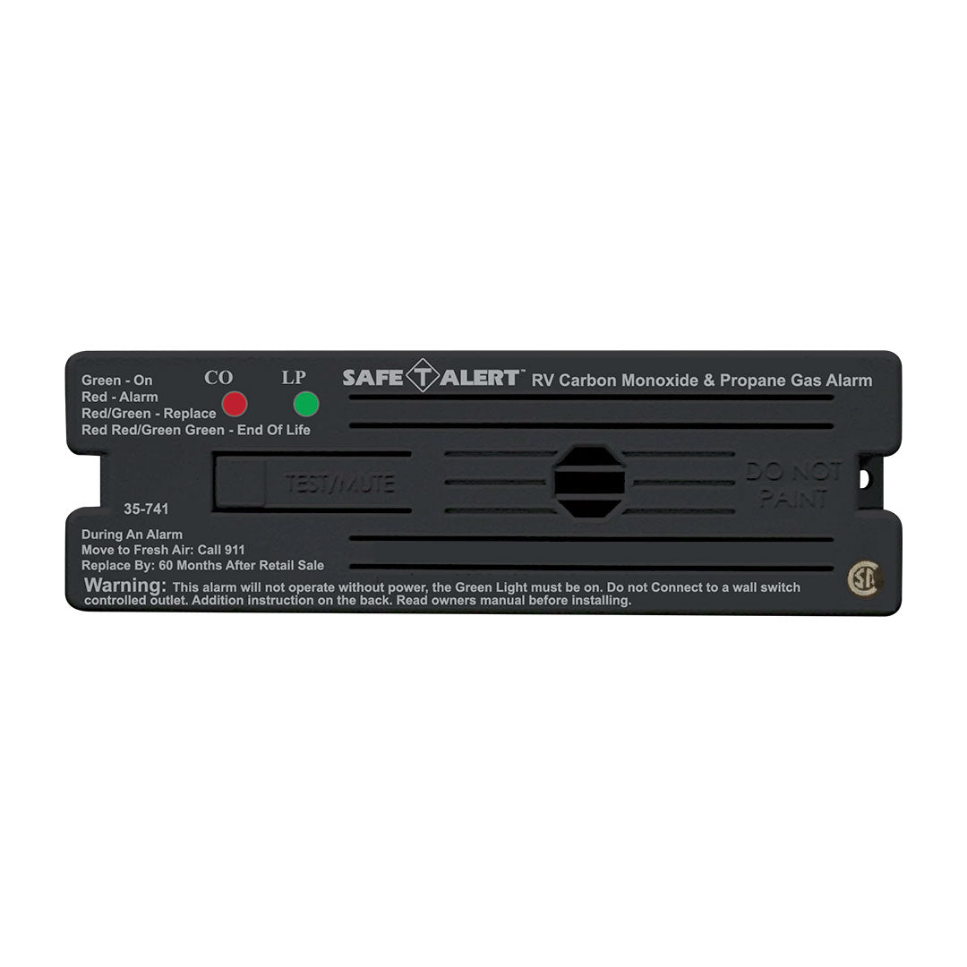 LP/CO ALARM SURF MT BLK