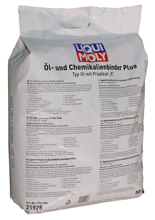 OIL AND CHEMICAL BINDER PLUS