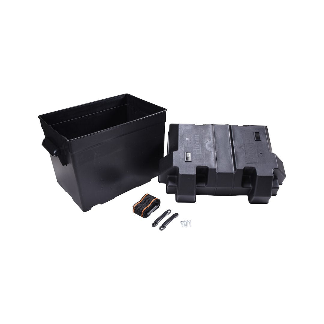 BATTERY BOX GRP 24 BLACK