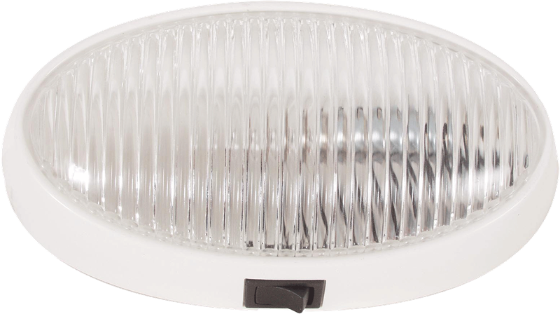 PORCH LIGHT OV W/SWITCH  CLEAR