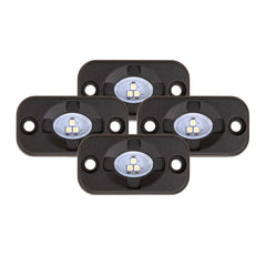 ROCK LIGHTS 3X5W FLOOD WHITE 4PC