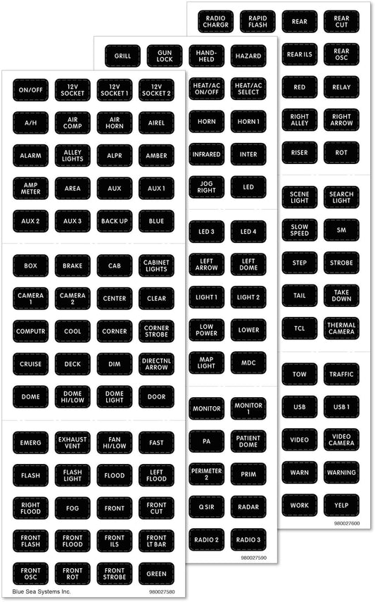 LABEL KIT EV SM FORMAT 180 PK