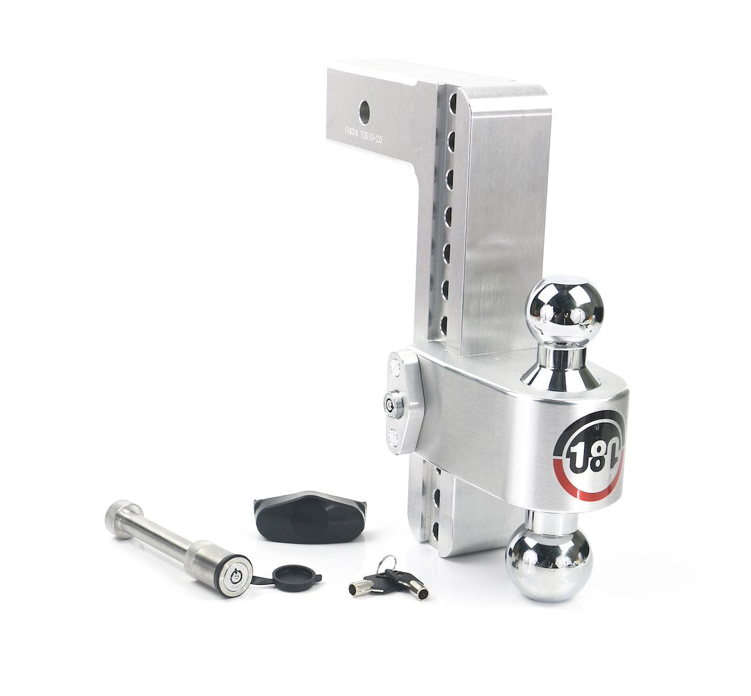 TURNOVER BALL  10' DROP HITCH W/ 2.