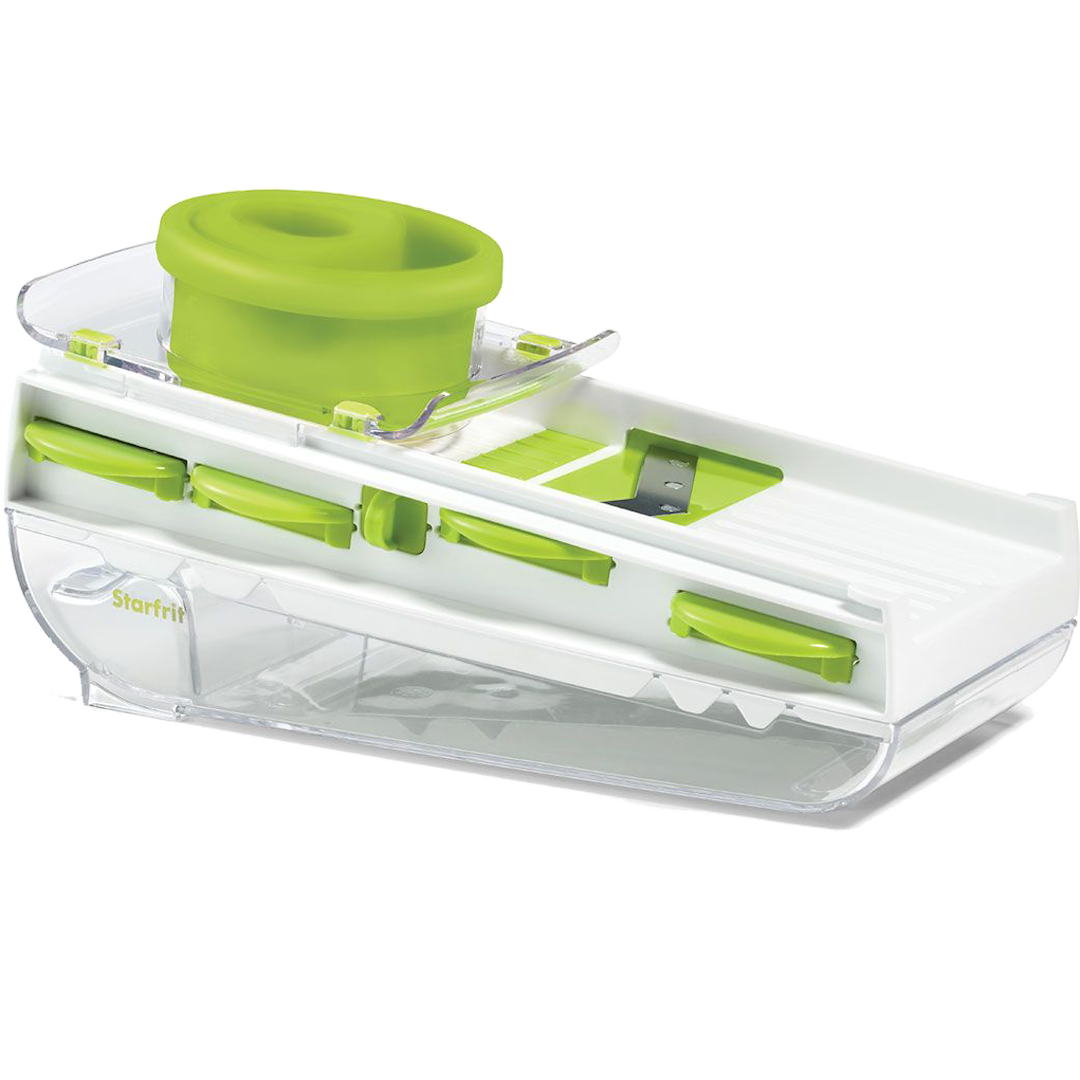 EASY MANDOLINE SLICER/CHOPPER W/4